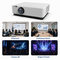 Projecteur laser DLP WUXGA 8500 lumens avec une durée de vie de 30 000 heures pour les salles de conférence et la projection mapping dans les musées