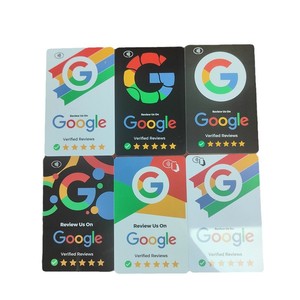 บัตรรีวิว Google Huacheng IoT ชิป NFC Ntag216 144 ไบต์ บัตรธุรกิจพร้อมรีวิวที่ได้รับการยืนยัน - Product Image 5
