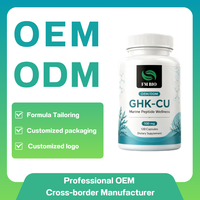 Capsules de Formule Peptide de Cuivre GHK-Cu pour Soutien Diététique Quotidien, Capsules GHK-CU ODM, Capsules GHK-CU Personnalisées