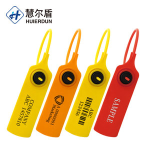 Số HED-PS143 nhựa con dấu sellos de seguridad mã vạch logo con dấu nhựa nối tiếp số <span class=keywords><strong>PP</strong></span> vật liệu nhựa an ninh con dấu - Product Image 2