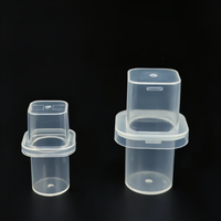 Ampul 3ml Custom 5ml-10ml-20ml *1 Kotak Plastik Transparan untuk Vaksin, Kotak Penyimpanan Bubuk Beku, Wadah Vial untuk Perjalanan, Grosir