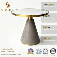 Fabricant de meubles d'hôtel sur mesure, mobilier d'hôtellerie de luxe, table de salle à manger sur mesure pour café et restaurant avec placage en contreplaqué