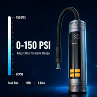 OEM Elektrische Fahrradpumpe 150PSI Mini-Fahrradpumpe Wiederaufladbare Fahrradpumpe Elektrische Fahrradpumpe mit LED-Licht