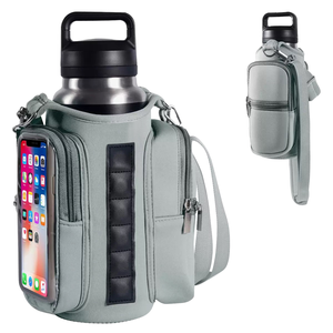 Bolsa Deportiva de Neopreno Personalizada, Ligera, de Poliéster, con Correa Ajustable, Bolsillos para Teléfono, para Hombre y Mujer, con Soporte Magnético para Botella de Agua - Product Image 1