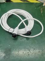 JIaHui disesuaikan M16 2 + 3Pin 5m panjang 100V Kabel silikon putih 2x0.7 mm2 Conductor konduktor tembaga