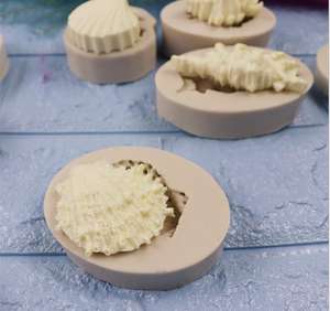 แม่พิมพ์เค้กซิลิโคน 3 มิติ รูปเปลือกหอยหลากสี สำหรับทำขนมอบ DIY อุปกรณ์ทำขนมที่บ้าน รุ่น H935 ขายส่ง - Product Image 2