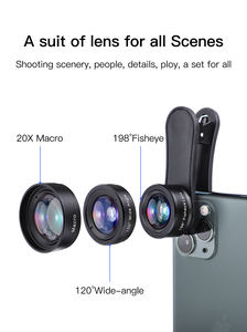 Nouveau concept de gadgets de téléphone Kit d'objectif de téléphone intelligent 3 en 1 pour <span class=keywords><strong>iPhone</strong></span> 11 Pro - Product Image 3