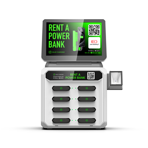 Estación de alquiler de 8 ranuras con nuevo pos carga rápida alquiler rápido un banco de energía fácil de alquilar fácil de devolver deslizar en el lector de tarjetas - Product Image 5