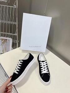 2025 New Sporty Spring/Summer Leather <b>Canvas</b> Sneakers with Slip-On & Lace-Up Closure Comfortable Casual Shoes for Men and Women - Product Image 4