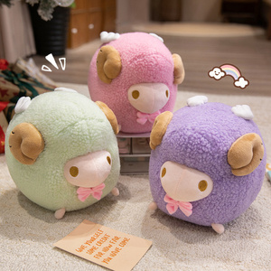 Jouets en peluche pour enfants créatifs, nouveau mouton en peluche, animal en peluche, mouton rond et dodu en peluche, coussin - Product Image 3