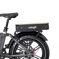 Vélo électrique Reliago 48V 500W Fat OT08 Pro avec pneus 20x4.0, deux batteries 18Ah, freins à disque hydrauliques