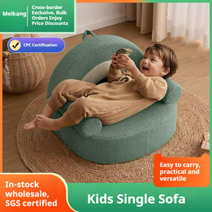 Canapé enfant confortable et moelleux au design moderne, lit de rangement en peluche pour chambre, maternelle, espace de repos, haute densité - Product Image 6