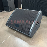 Moniteur coaxial actif haute définition TT 25-CXA de 15 pouces pour utilisation mobile par les groupes de musique, haut-parleur alimenté pour les tournées