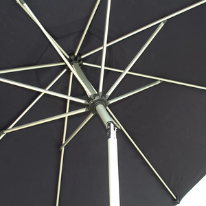 <span class=keywords><strong>Parasol</strong></span> <span class=keywords><strong>de</strong></span> <span class=keywords><strong>marché</strong></span> imperméable en <span class=keywords><strong>toile</strong></span> satinée avec mât en aluminium pour jardin, restaurant et mobilier <span class=keywords><strong>de</strong></span> <span class=keywords><strong>marché</strong></span> - Product Image 3
