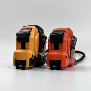 एब्स कार्बन मीट्रिक रिट्रेटेबल टेप माप 3 मीटर लंबाई चिकनी प्लास्टिक ब्लेड सिस्टम स्टेनलेस स्टील ब्लेड सामग्री स्टील हुक - Product Image 3