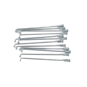 Radios <span class=keywords><strong>de</strong></span> <span class=keywords><strong>Bicicleta</strong></span> <span class=keywords><strong>de</strong></span> Acero Inoxidable 14G, Curvatura J, Componente <span class=keywords><strong>de</strong></span> Rueda <span class=keywords><strong>para</strong></span> Bicicletas <span class=keywords><strong>de</strong></span> Montaña y Carretera, Duraderos, Negros y Plateados, Antioxidantes, 29 - Product Image 1