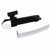Ensemble de poignées de porte extérieures avant et arrière en plastique chromé d'origine pour Geely Vision GC7 2015-2018