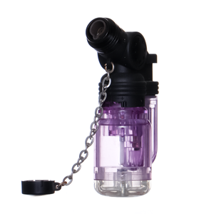 <b>Mini</b> Electronic Cigarette Windproof Plastic Refillable Slant <b>Torch</b> Lighter for Wholesale Price - Product Image 5