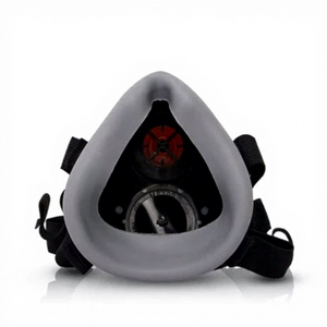 Demi-<span class=keywords><strong>masque</strong></span> respiratoire M6300 avec filtre unique, certifié EN140 CE, réutilisable, anti-poussière et anti-gaz, avec interface de <span class=keywords><strong>cartouche</strong></span> large - Product Image 4