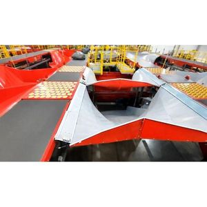 Luhui 2025 yüksek yük 65KG kargo sıralama konveyör üretim hattı gıda endüstrisi için FRP taşıyıcı kayış iki bir oluk - Product Image 5