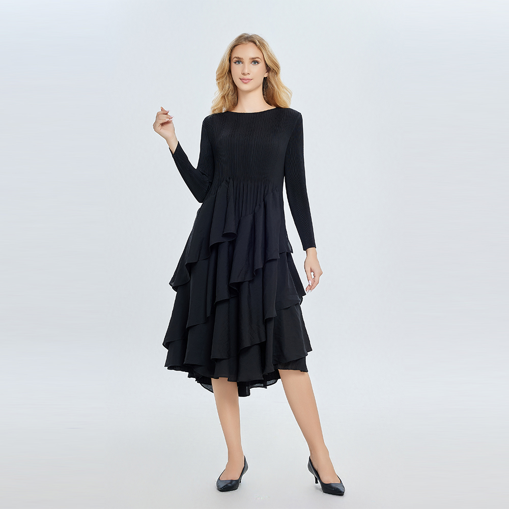 Elegant Floral Commuter Party Dress Plus Size Women Sustainable African  Ladies' Long Casual Dress Pleated Ruffles Summer Style| Alibaba.com