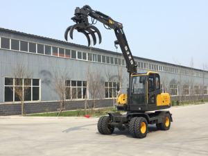 <span class=keywords><strong>Mini</strong></span> escavadeira com rodas para toras e toras, miniescavadeira hidráulica com rodas, frete grátis - Product Image 4