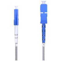Customized Industrial Armoured Fiber Patch Cable 1-24 Fibers Single Mode (OS2) LC/SC/ST/FC/LSH/MTP/IP67/ODC/YZC TPU