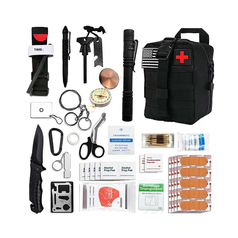 Shero Tactical Survival Kit Bag pronto soccorso portatile prevenzione dei disastri 35 in 1 attrezzatura tattica e per la difesa personale