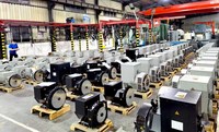 Alternateur générateur électrique sans balais 10kW 12kW 220V triphasé CA 1500 tr/min 30kW dynamo