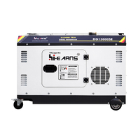Générateur diesel Hiearns 10KW avec moteur diesel monocylindre 1105 certifié CE, prix d'usine, à vendre
