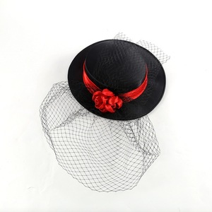 JAKIJAYI Chapeau de soleil en paille à dessus plat pour <span class=keywords><strong>femme</strong></span> Chapeau d'extérieur à bord court pour les fêtes de plage en bord de mer Voyage quotidien décontracté - Product Image 2