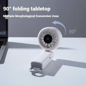 OEM ODM Mini Handheld <b>Fan</b> Battery Smart LED Handheld <b>Fan</b> Screen for Outdoor Camping <b>Hand</b> <b>Fan</b> Rechargeable - Product Image 5