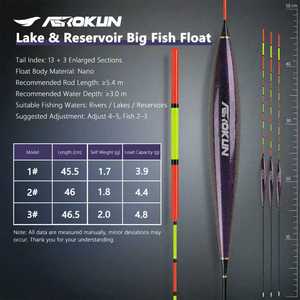 Phao câu cá Bobber bắt mắt, dày dặn, độ nhạy cao dành cho cá diếc và cá chép thông thường, phao câu cá hoang dã, phao câu nước nông - Product Image 6