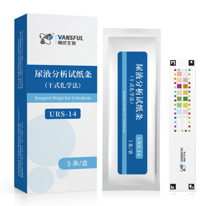 Bandelettes de test urinaire URS-14 pour l'analyse du foie et des reins, kit de diagnostic pour auto-test à domicile, 50-100 unités - Product Image 3