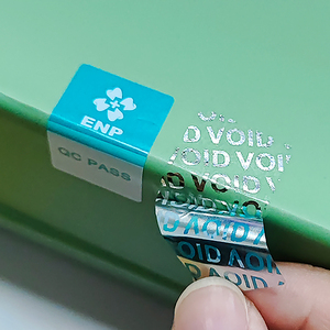 고품질 변조 방지 씰 파손 시 무효 보안 로고 보증 스티커 맞춤 인쇄 홀로그램 테이프 라벨 - Product Image 5