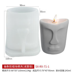 Molde de cara de silicona de alta calidad Molde de Pilar Moldes De Silicon - Product Image 5