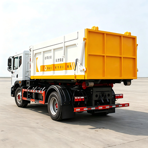 Camion à benne basculante Dongfeng D9 à bras articulé, avec bacs séparés, 10-16 tonnes, pour le transfert de déchets, directement de l'usine - Product Image 3