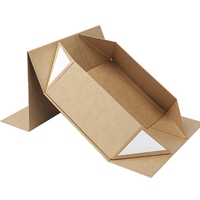 Boîte pliable auto-adhésive de 3 m, boîte rigide magnétique, boîte cadeau rectangulaire de luxe avec couvercle magnétique