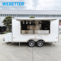 Camion de restauration WEBETTER, remorque alimentaire commerciale de 4 m avec cuisine complète entièrement équipée, restaurant mobile à vendre aux États-Unis