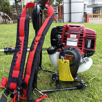 Débroussailleuse à dos TB35-RZ avec moteur HONDA GX35 35,8 cm³ 4 temps, coupe-herbe à essence 0,95 kW pour la ferme
