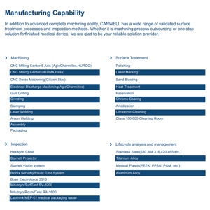 CANWELL Distale Laterale Femorale <span class=keywords><strong>Titanium</strong></span> Vergrendelplaat Compressie Orthopedische Femur Implantaten Trauma Fractuur Chirurgie CE ISO Klasse - Product Image 6