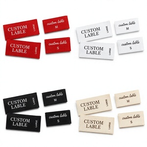 Ensemble de patchs tissés personnalisés Rouge Blanc Noir Beige Grande Moyenne Petite Taille Accessoires Vestimentaires Quatre Saisons Style Décontracté - Product Image 1