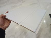 Plafonds et panneaux muraux en PVC brun légers, durables, résistants au feu et à l'eau, au design artistique, pour la maison