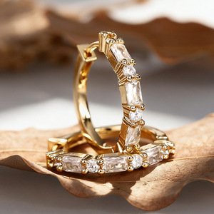 Pendientes de Oreja Trapezoidales para Mujer, Accesorios Simples para Uso Diario - Product Image 6