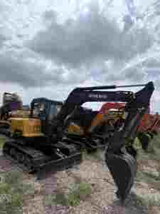 Mini-excavatrice Volvo EC55D d'occasion, 5,5 tonnes, excavatrice sur chenilles, système hydraulique d'origine - Product Image 2