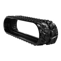 Rail en caoutchouc d'excavatrice de matériel de construction 400x72.5x76 PC75 PC75R caoutchouc + acier noir MMP 12-24 mois de garantie pour Mini