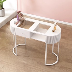 Luxury Nail <b>Table</b> Set for Beauty Salon Manicure Desk with Chair Set Salon Furniture with High Quality - Product Image 5