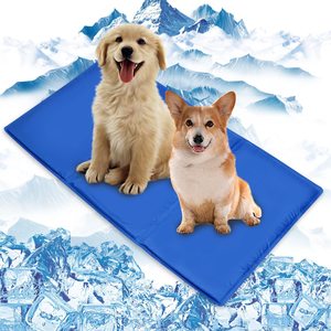 Alfombra de gel refrigerante para perros, portátil, lavable, impermeable, para exteriores. - Product Image 1