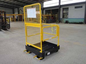 Opvouwbare Heftruck Veiligheidskooi Antenne Werkende Platforms Man Manden Voor Heftruck Werk Platform - Product Image 5