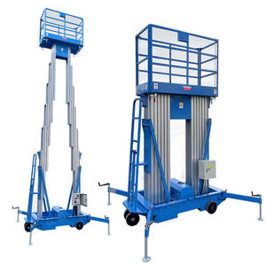 <span class=keywords><strong>Platform</strong></span> kerja udara <span class=keywords><strong>Platform</strong></span> pengangkat meja pengangkat portabel teleskopik tiang ganda 6M 8M 9M 10M <span class=keywords><strong>12M</strong></span> 14M AC atau baterai - Product Image 1